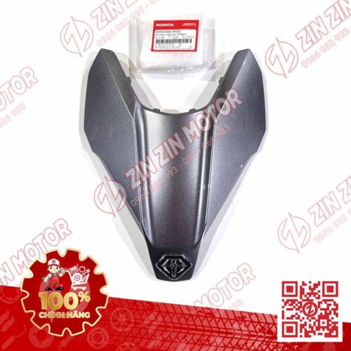 Alternative view of Trang Trí Nắp Trên Ốp Mặt Trước, Mặt Nạ Nhỏ AB 2016, Air Blade 125 2017 2018 2019 Xám Logo AB Lớn NHB86M 64305K66VF0ZC Chính Hãng Honda
