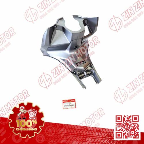 Alternative view of Ốp Ống Yếm Chính, Ốp Yếm Ổ Khóa AB 2016, Air Blade 125 2017 2018 2019 Xám Bạc Tem Remote NHB56M 64320K66V10ZM Chính Hãng Honda