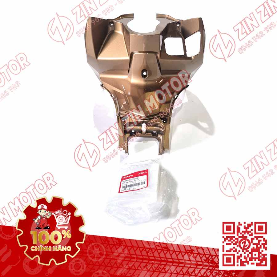 Ốp Ống Yếm Chính, Ốp Yếm Ổ Khóa AB 2016, Air Blade 125 2017 2018 2019 Vàng Đồng Smartkey Y221M 64330K66VG0ZD Chính Hãng Honda