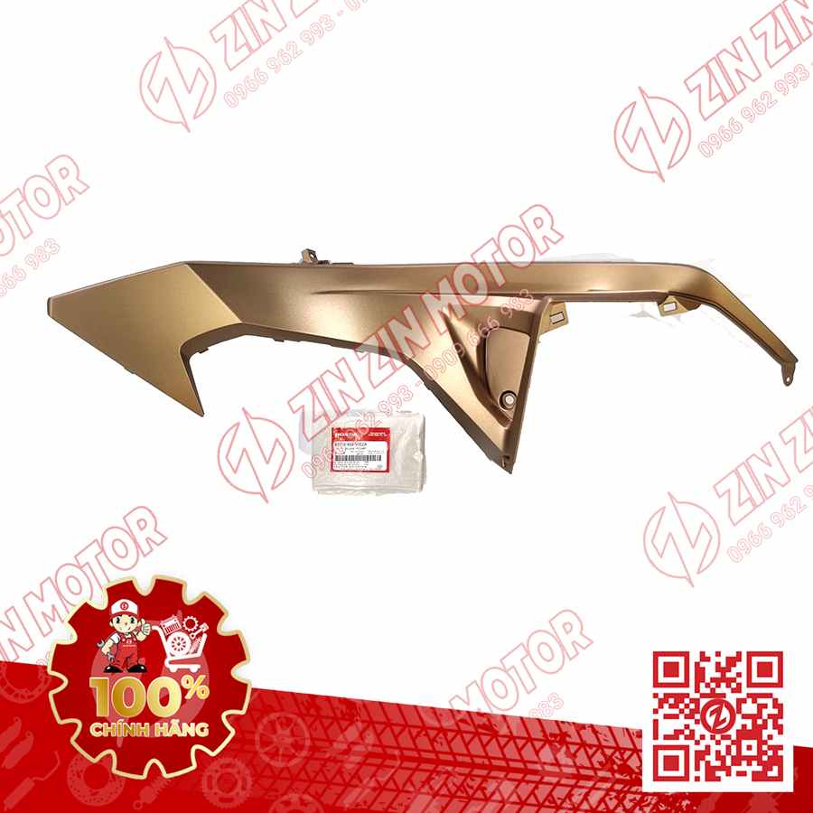 Tấm Ốp Hông Yếm AB 2016, Air Blade 125 2017 2018 2019 Phải Vàng Đồng Nhám Y224M 64410K66V00ZA Chính Hãng Honda