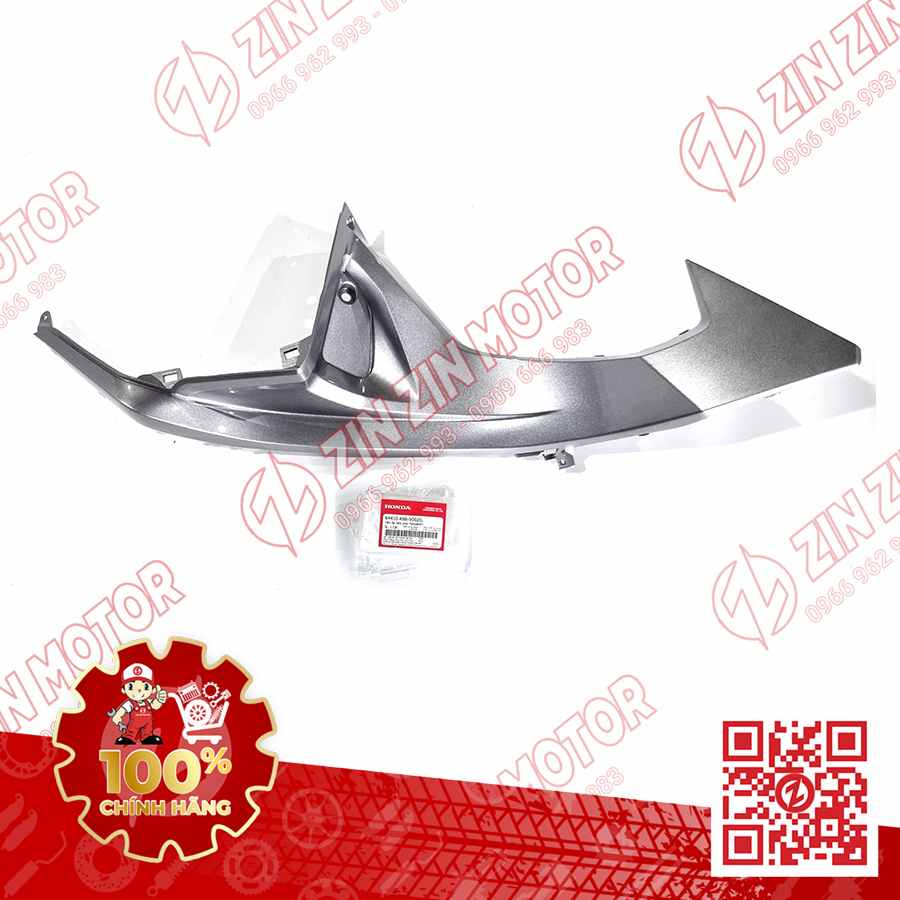 Tấm Ốp Hông Yếm AB 2016, Air Blade 125 2017 2018 2019 Phải Ghi Bạc NHB86M 64410K66V00ZG Chính Hãng Honda