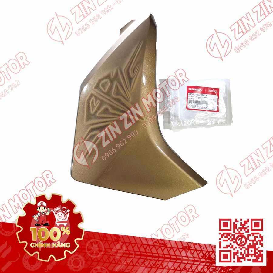 Ốp Bửng Trước Phải, Cánh Yếm Xe AB 2016, Air Blade 125 2016 Vàng Đồng Y219M 64501K66V20ZA Chính Hãng Honda