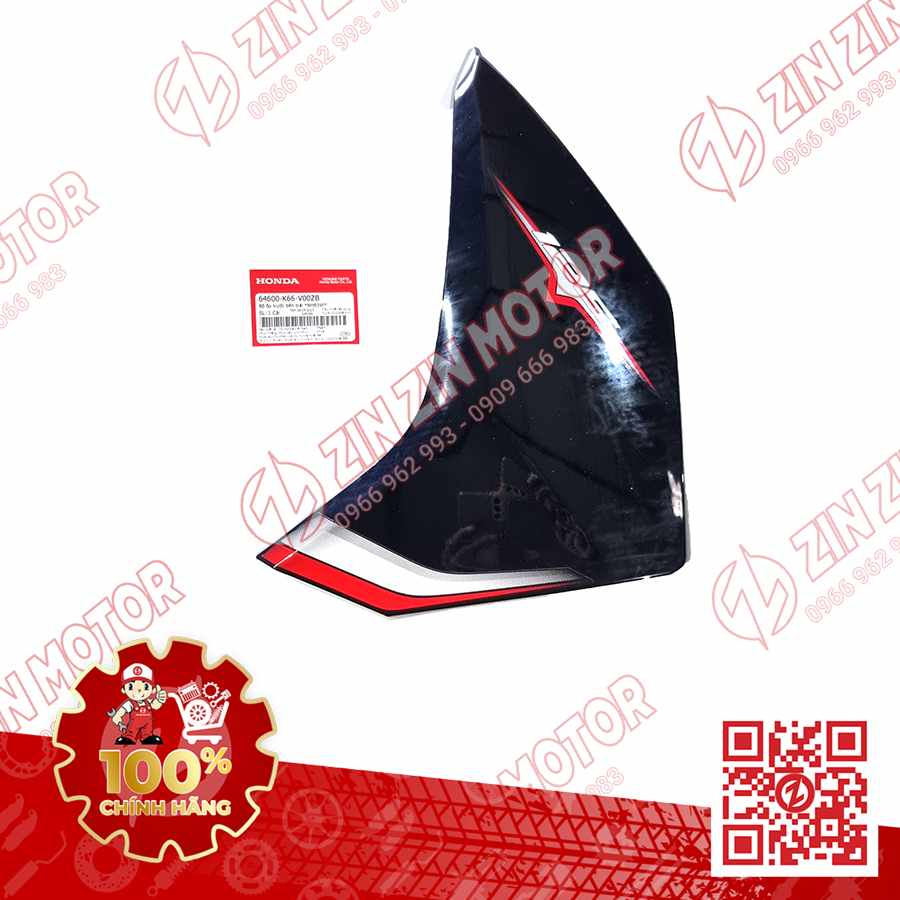Ốp Bửng Trước Trái, Cánh Yếm Xe AB 2016, Air Blade 125 2016 Trắng NHB35P 64600K66V00ZB Phiên Bản Tiêu Chuẩn Chính Hãng Honda