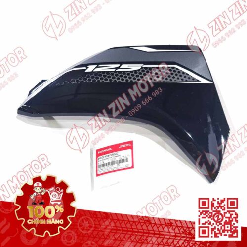 Ốp Bửng Trước Trái, Cánh Yếm Xe AB 2019, Air Blade 125 2019 Đen Tem Bạc NHA62M 64600K66VN0ZC Phiên Bản Tiêu Chuẩn Chính Hãng Honda