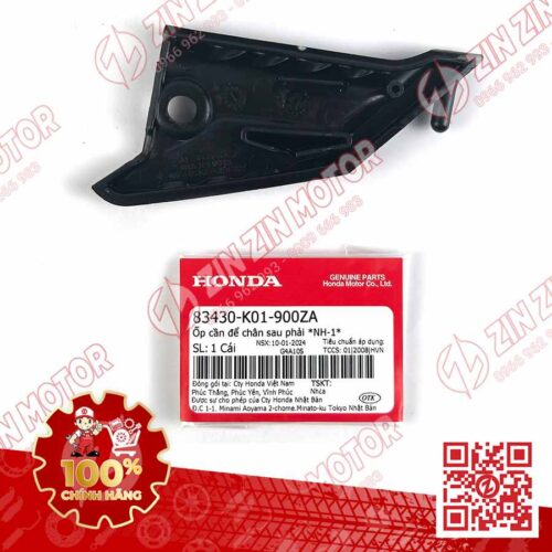 Alternative view of Nhựa Nhám Gác Chân Sau SH 2020 - 2026 Phải, SH160i 2023 - 2026, SH 150i 2020 2021 2022, SH 125i 2020 - 2026 83430K01900ZA Chính Hãng Honda