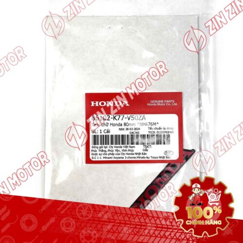 Alternative view of Tem Honda 65MM Dè Sau SH 125/160i 2023 - 2026 Đỏ 86102K77V50ZA Chính Hãng Honda