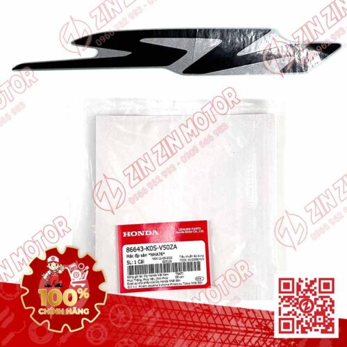 Alternative view of Tem Chữ SH, Tem Ốp Sàn SH160i 2023+, SH 150i 2022, SH 125i 2023+ Đen 86643K0SV0ZA Chính Hãng Honda