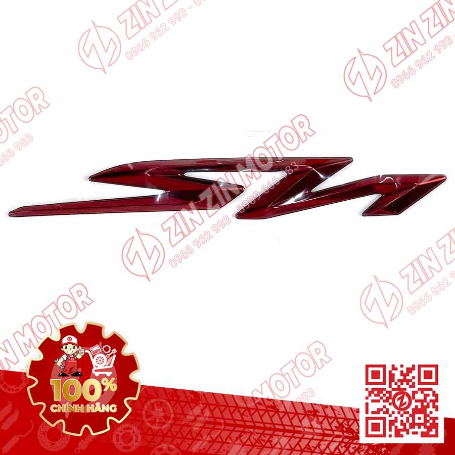 Logo SH, Tem Chữ Nổi SH 2020 - 2024+, SH160i 2023 2024+, SH 150i 2022, SH 125i 2023 2024+ Đỏ 86831K0SV50ZA Chính Hãng Honda