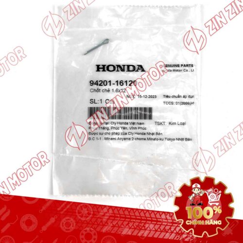Alternative view of Phe Cài 1.6x12, Chốt Chẻ Honda SH Mode 2014 - 2023+, SH 160i/150i/125i 2017 - 2026 9420116120 Chính Hãng Honda