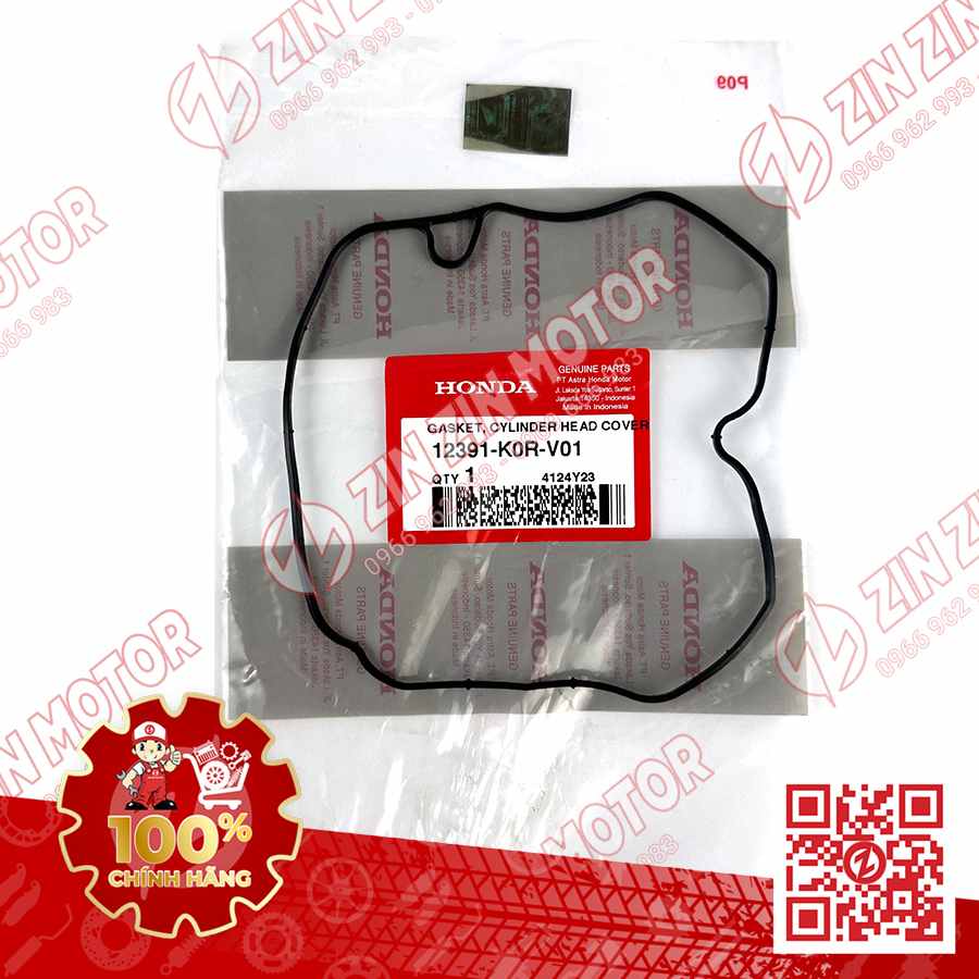 Cao Su Nắp Đầu Bò, Gioăng Nắp Đầu Quy Lát Vario - Click 160, ADV 160, PCX 160, SH 125/160 2023 2024+ , Lead 125 2022-2024 12391-K0R-V01 , 12391K0RV01