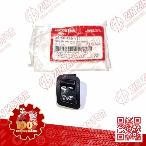 Công Tắc Tắt Máy Tạm Thời, Nút Idling Stop AB 2016, Air Blade 2017 Phiên Bản Tiêu Chuẩn, Sơn Từ Tính 35190K66V11 Chính Hãng Honda
