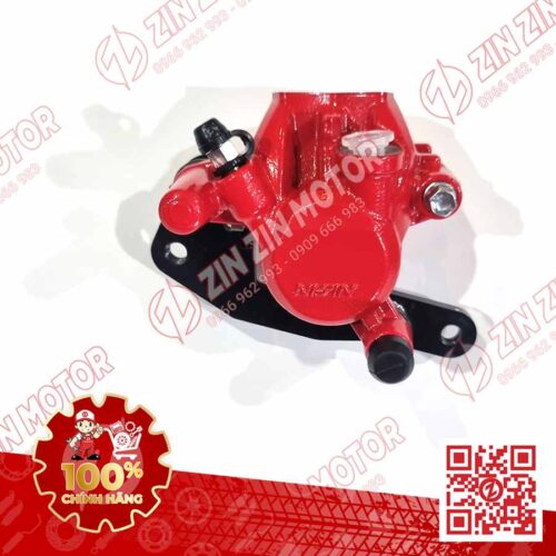 Alternative view of Bộ Ngàm Phanh Thắng Trước, Heo Dầu AB 125 2016, Air Blade 2017 2018 2019 Đỏ 45150K66V91 Chính Hãng Honda