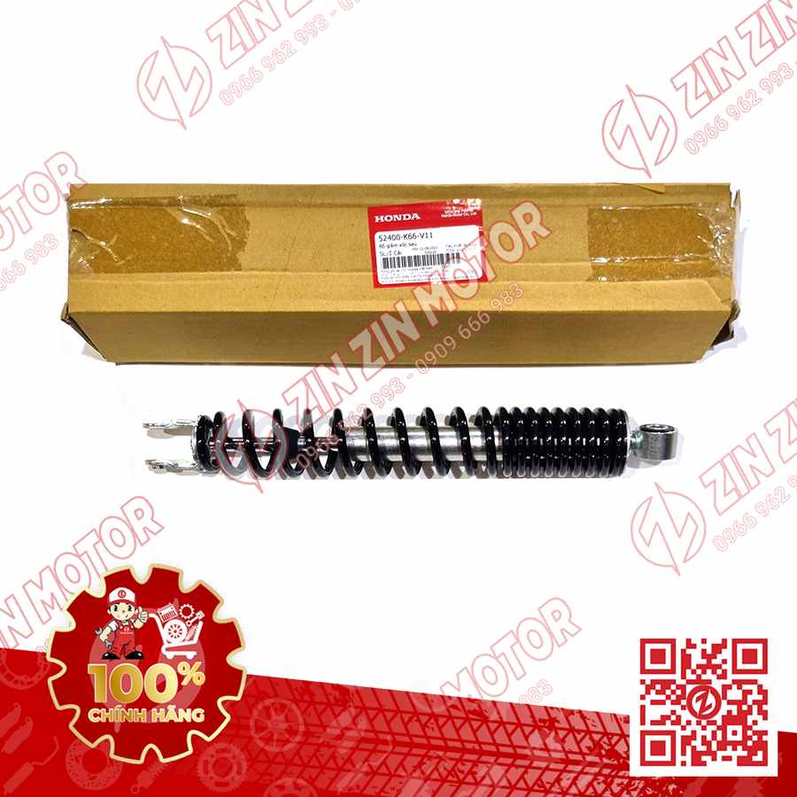 Giảm Xóc Phuộc Sau AB 125 2016, Air Blade 2017 2018 2019 Đen 52400K66V11 Chính Hãng Honda