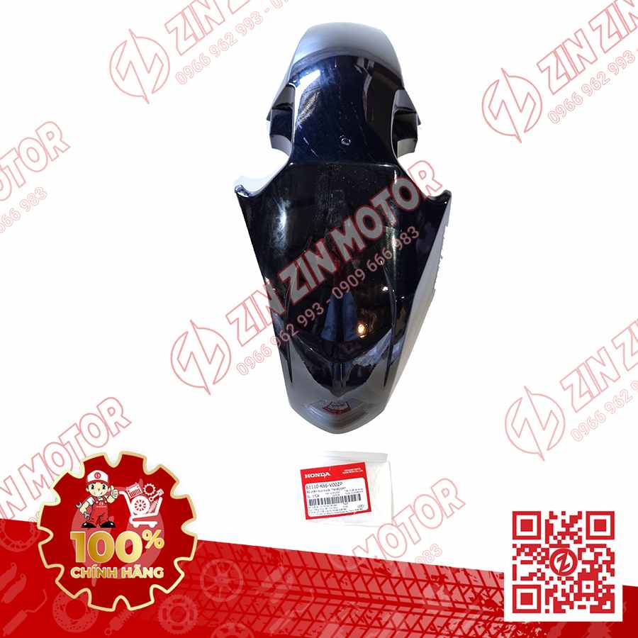 Chắn Bùn Dè Trước AB 2016, Air Blade 125 2017 2018 2019 Đen NHB25M 61110K66V00ZP Chính Hãng Honda