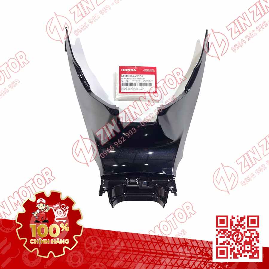 Ốp Nhựa Trung Tâm AB 2016, Air Blade 125 2017 2018 2019 Đen NHB25M 64340K66V00ZH Chính Hãng Honda