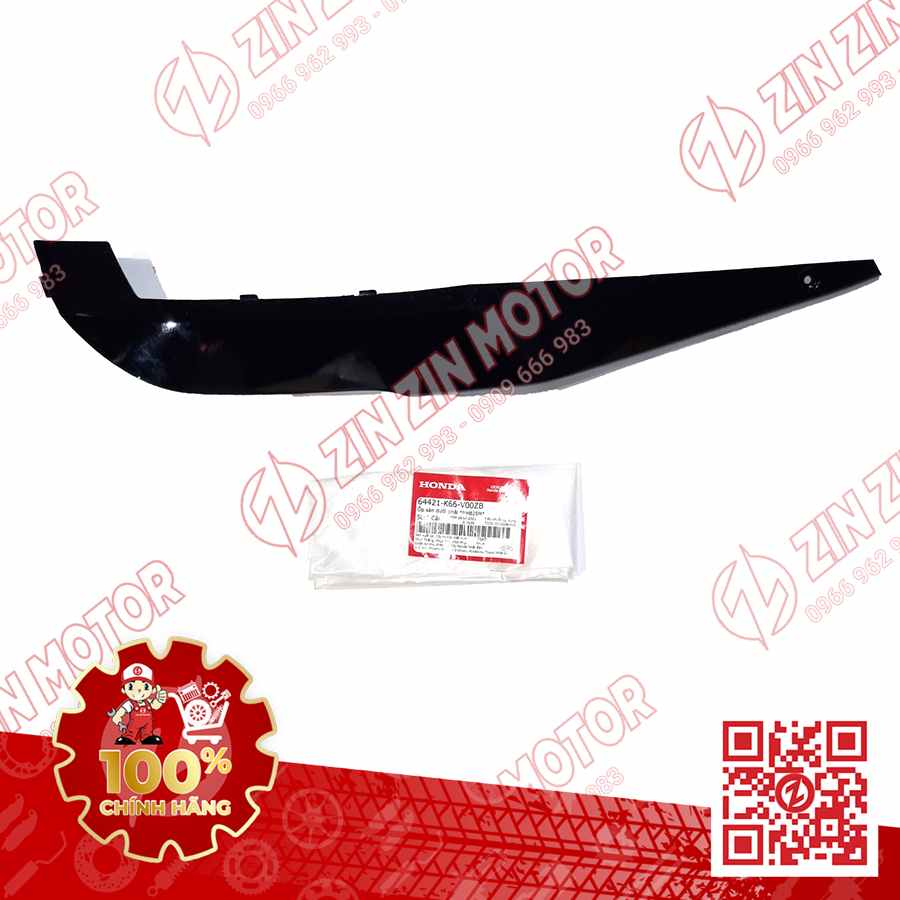Ốp Sàn Dưới AB 2016, Air Blade 2017 2018 2019 Phải Đen NHB25M 64421K66V00ZB Chính Hãng Honda