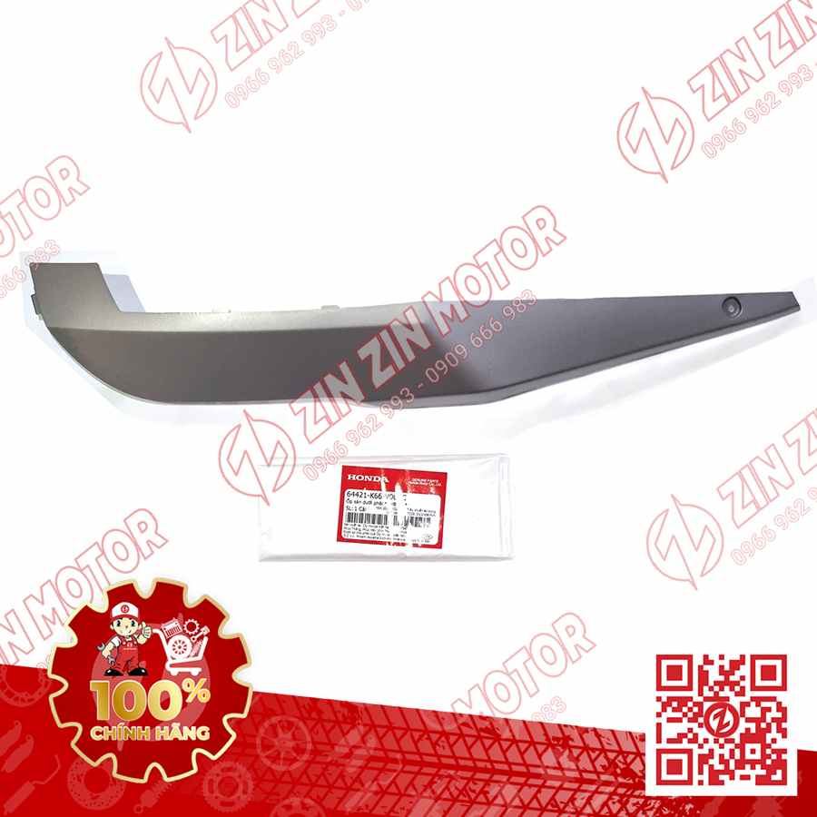 Ốp Sàn Dưới AB 2016, Air Blade 2017 2018 2019 Phải Bạc Nhám NHB18M 64421K66V00ZC Chính Hãng Honda