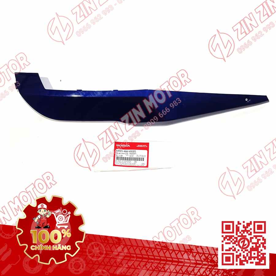 Ốp Sàn Dưới AB 2016, Air Blade 2017 2018 2019 Phải Xanh PB390M 64421K66V00ZG Chính Hãng Honda