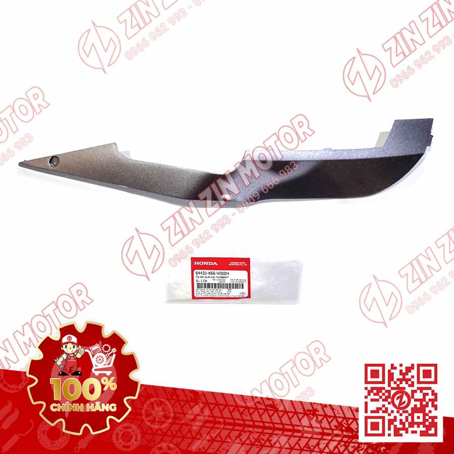 Ốp Sàn Dưới AB 2016, Air Blade 2017 2018 2019 Trái Xám Nhạt NHB86M 64431K66V00ZH Chính Hãng Honda
