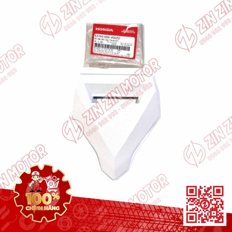 Mu Rùa Dưới, Nắp Ốp Đèn Hậu AB 2016, Air Blade 125 2017 2018 2019 Trắng NHB35P 83760K66V00ZD Chính Hãng Honda
