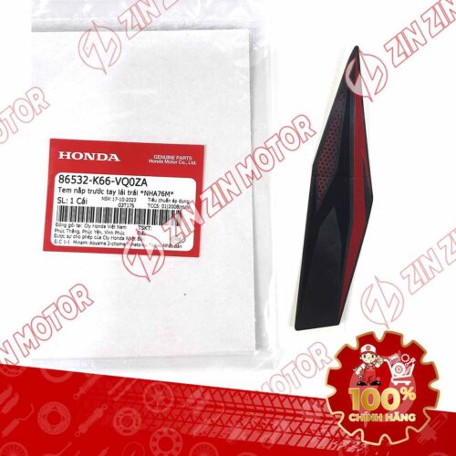 Tem Ốp Đầu Trái AB 2019, Air Blade 125 2019 Đen Nhám Phiên Bản Đen Mờ 86532K66VQ0ZA Chính Hãng Honda