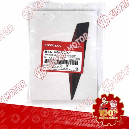 Alternative view of Tem Ốp Đầu Trái AB 2019, Air Blade 125 2019 Đen Nhám Phiên Bản Đen Mờ 86532K66VQ0ZA Chính Hãng Honda