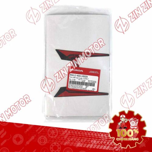 Alternative view of Tem Chắn Bùn Dè Trước AB 2017, Air Blade 2017 Đen Nhám 86612K66V90ZA Chính Hãng Honda