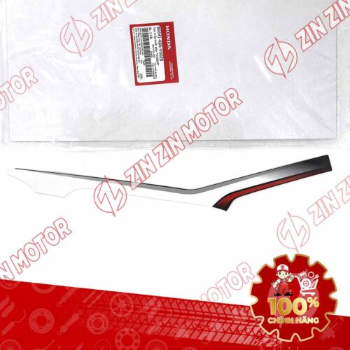 Tem Bửng Trước Phải Trên, Tem Cánh Yếm AB 2016, Air Blade 125 2016 Trắng Đen Phiên Bản Thể Thao 86641K66V00ZB Chinh Hãng Honda