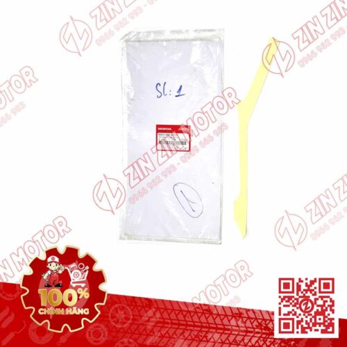 Alternative view of Tem Bửng Trước Phải Trên, Tem Cánh Yếm AB 2016, Air Blade 125 2016 Cam Đen Phiên Bản Thể Thao 86641K66V00ZA Chính Hãng Honda