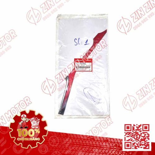 Tem Bửng Trước Phải Trên, Tem Cánh Yếm AB 2016, Air Blade 125 2016 Đỏ Đen Phiên Bản Thể Thao 86641K66V00ZD Chính Hãng Honda