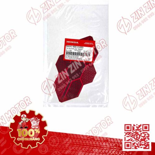 Tem Bửng Trước, Tem Cánh Yếm AB 2016, Air Blade 2016 Đỏ Bạc Phiên Bản Cao Cấp 86641K66V10ZD Chính Hãng Honda