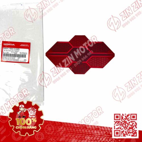 Alternative view of Tem Bửng Trước, Tem Cánh Yếm AB 2016, Air Blade 2016 Đỏ Bạc Phiên Bản Cao Cấp 86641K66V10ZD Chính Hãng Honda