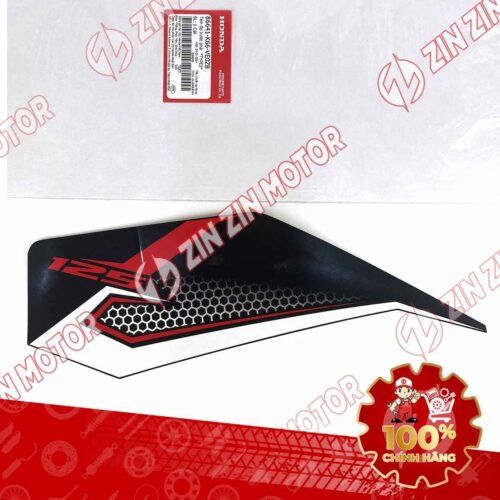 Tem Bửng Trước Phải, Tem Cánh Yếm AB 2018, Air Blade 125 2018 Trắng Đen Phiên Bản Tiêu Chuẩn 86641K66VE0ZB Chính Hãng Honda