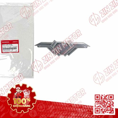 Tem Bửng Trước, Tem Cánh Yêm AB 2018, Air Blade 125 2018 Xám Bạc 86641K66VF0ZB Chính Hãng Honda