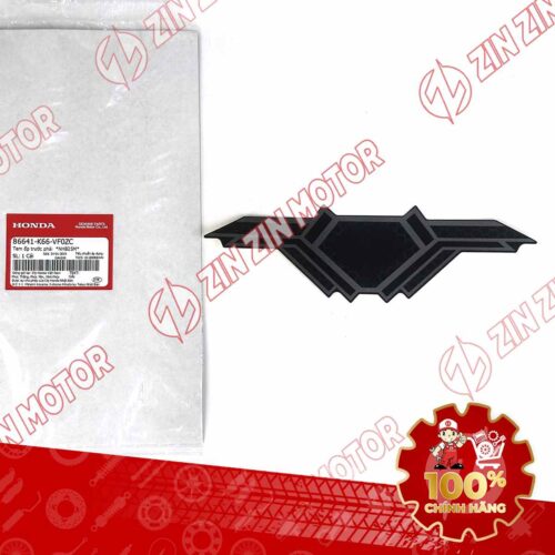 Tem Bửng Trước, Tem Cánh Yêm AB 2018, Air Blade 125 2018 Đen Bạc 86641K66VF0ZC Chính Hãng Honda