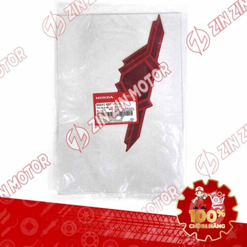 Alternative view of Tem Bửng Trước, Tem Cánh Yêm AB 2018, Air Blade 125 2018 Đỏ Bạc 86641K66VF0ZE Chính Hãng Honda