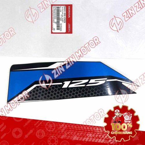 Tem Bửng Trước Phải AB 2019, Air Blade 125 2019 Xanh Đen Trắng Phiên Bản Tiêu Chuẩn 86641K66VN0ZA Chính Hãng Honda