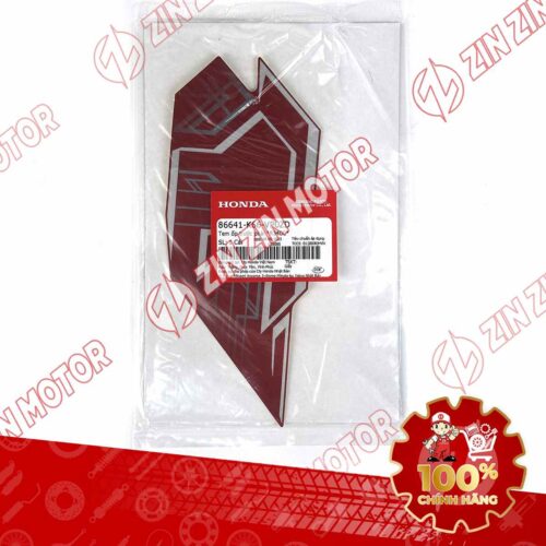 Alternative view of Tem Bửng Trước Phải, Tem Cánh Yếm AB 2019, Air Blade 125 2019 Đỏ Bạc Đen Phiên Bản Cao Cấp 86641K66VP0ZD Chính Hãng Honda