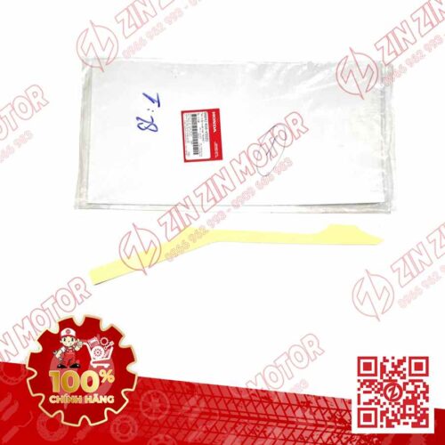 Alternative view of Tem Bửng Trước Trái Trên, Tem Cánh Yếm AB 2016, Air Blade 125 2016 Đỏ Đen Phiên Bản Thể Thao 86642K66V00ZD Chính Hãng Honda