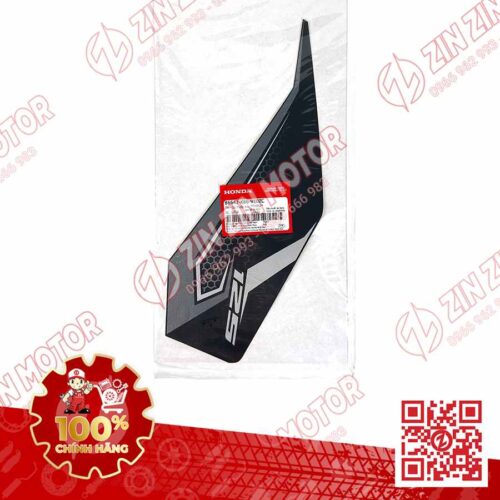 Alternative view of Tem Bửng Trước Trái, Tem Cánh Yếm AB 2018, Air Blade 125 2018 Bạc Đen Phiên Bản Tiêu Chuẩn 86642K66VE0ZC Chính Hãng Honda