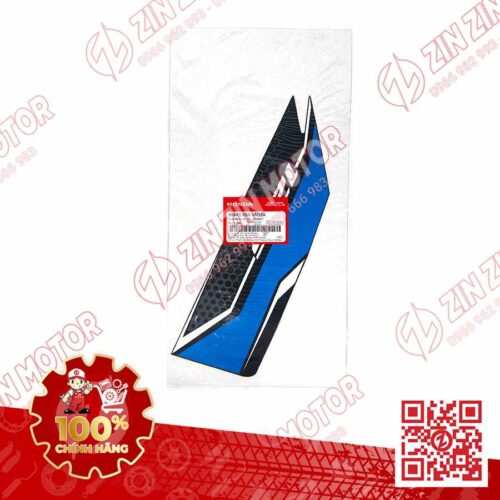 Alternative view of Tem Bửng Trước Trái AB 2019, Air Blade 125 2019 Xanh Đen Trắng Phiên Bản Tiêu Chuẩn 86642K66VN0ZA Chính Hãng Honda
