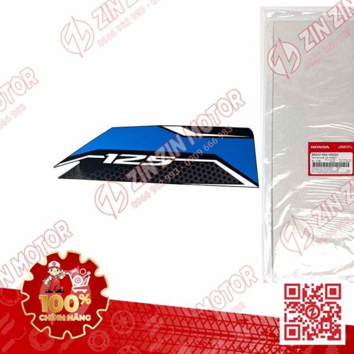 Tem Bửng Trước Trái AB 2019, Air Blade 125 2019 Xanh Đen Trắng Phiên Bản Tiêu Chuẩn 86642K66VN0ZA Chính Hãng Honda