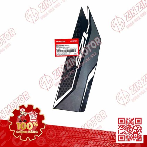 Tem Bửng Trước Trái AB 2019, Air Blade 125 2019 Bạc Đen Trắng Phiên Bản Tiêu Chuẩn 86642K66VN0ZC Chính Hãng Honda