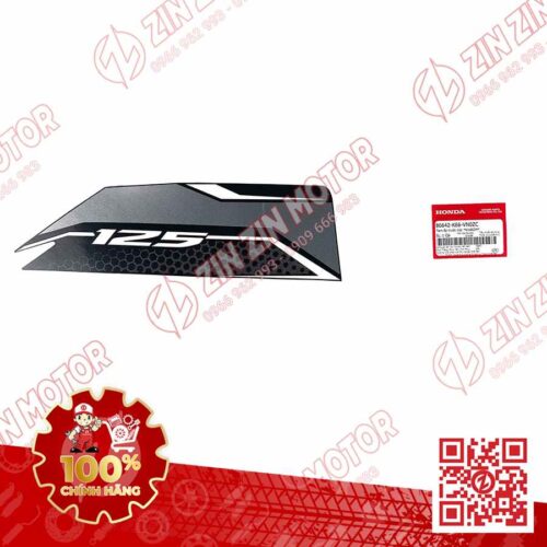 Alternative view of Tem Bửng Trước Trái AB 2019, Air Blade 125 2019 Bạc Đen Trắng Phiên Bản Tiêu Chuẩn 86642K66VN0ZC Chính Hãng Honda
