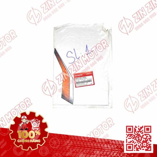 Alternative view of Tem Bửng Trước Trái Dưới, Tem Cánh Yếm AB 2016, Air Blade 125 2016 Cam Đen Phiên Bản Thể Thao 86644K66V00ZA Chính Hãng Honda
