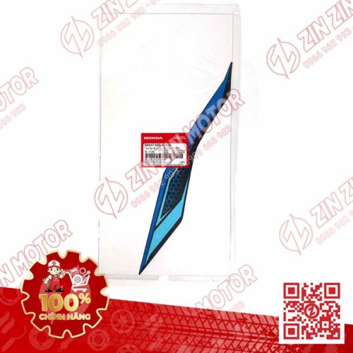 Alternative view of Tem Ốp Nắp Trước Phải, Tem Mặt Nạ AB 2018, Air Blade 125 2018 Xanh Đen Phiên Bản Tiêu Chuẩn 86647K66VE0ZA Chính Hãng Honda