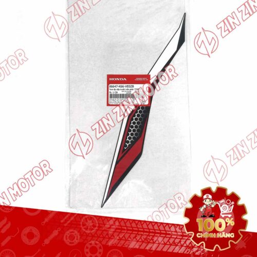 Alternative view of Tem Ốp Nắp Trước Phải, Tem Mặt Nạ AB 2018, Air Blade 125 2018 Trắng Đen Phiên Bản Tiêu Chuẩn 86647K66VE0ZB Chính Hãng Honda