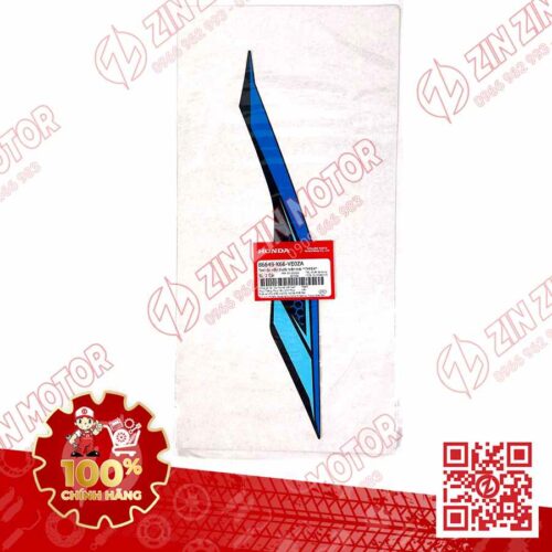 Alternative view of Tem Ốp Nắp Trước Trái, Tem Mặt Nạ AB 2018, Air Blade 125 2018 Xanh Đen Phiên Bản Tiêu Chuẩn 86648K66VE0ZA Chính Hãng Honda