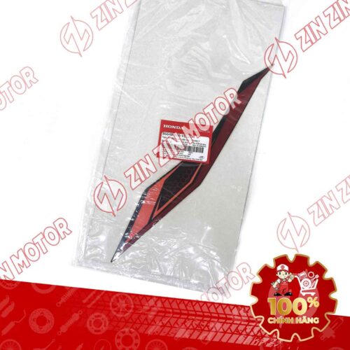 Alternative view of Tem Ốp Nắp Trước Trái, Tem Mặt Nạ AB 2018, Air Blade 125 2018 Đỏ Đen Phiên Bản Tiêu Chuẩn 86648K66VE0ZD Chính Hãng Honda