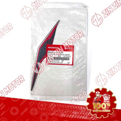 Alternative view of Tem Ốp Nắp Trước Phải, Tem Mặt Nạ AB 2018, Air Blade 125 2018 Đen Nhám Phiên Bản Kỷ Niệm 10 Năm 86648K66VG0ZA Chính Hãng Honda